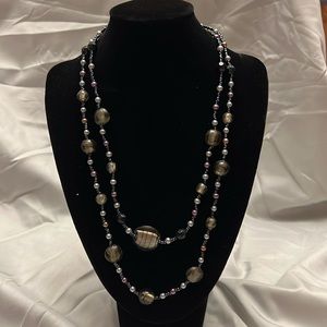 Two-Strand Beaded Premier Necklace.